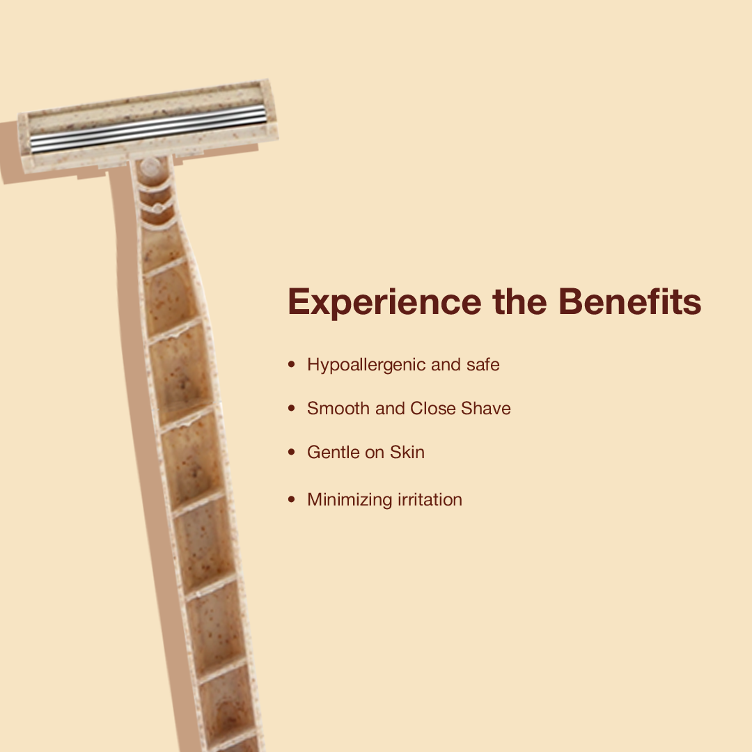 Shaveco 3-Blade Biodegradable Razor