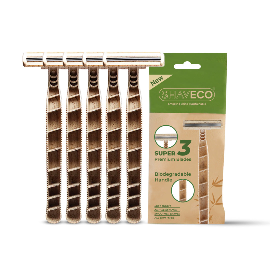 Shaveco 3-Blade Biodegradable Razor