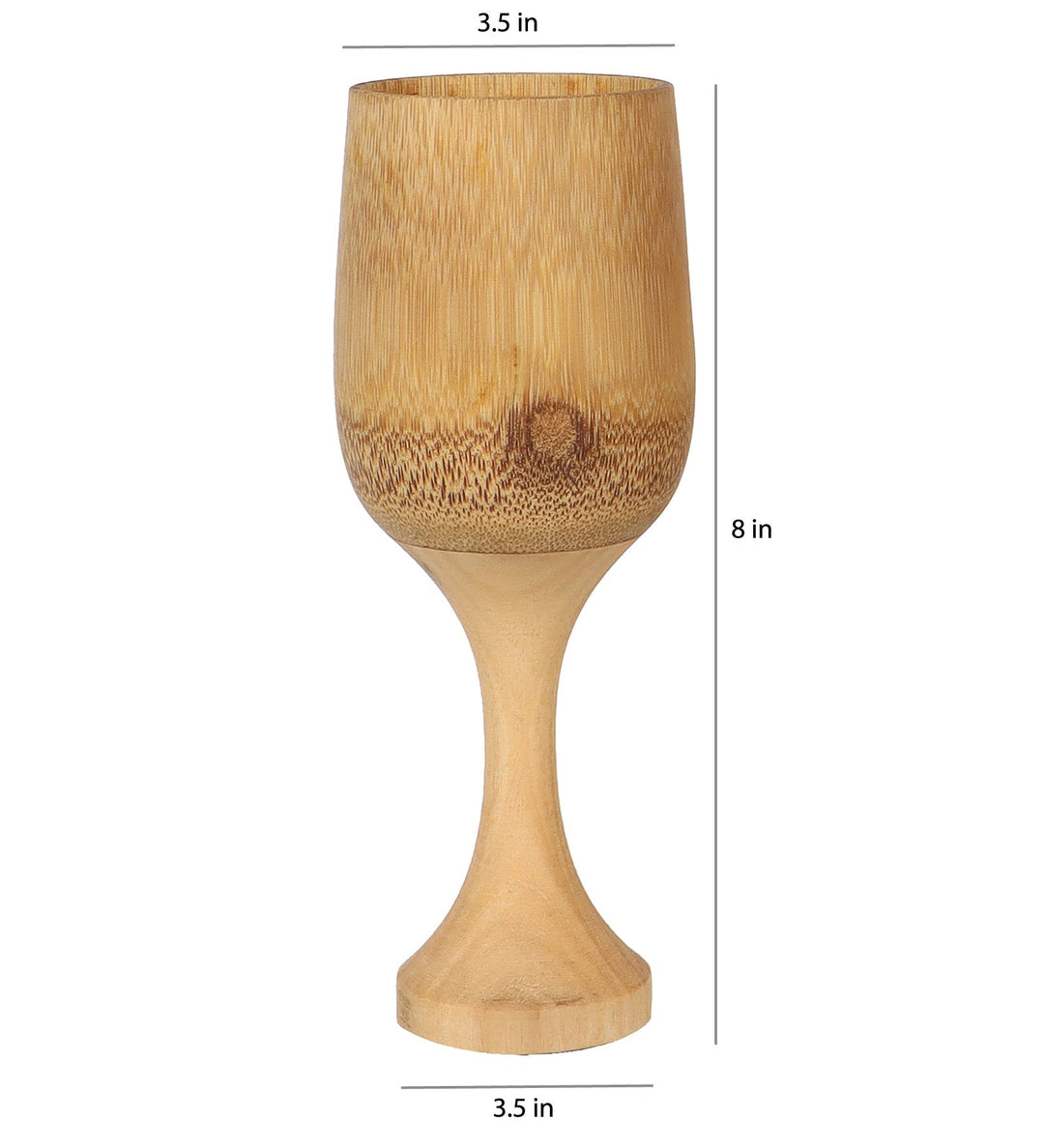 Bamboo Wine Glass