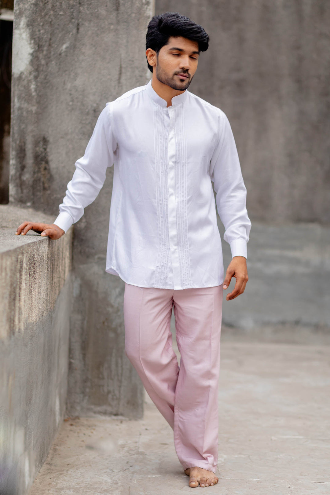 Jhultaru By Deesha Pin Tucked Shirt