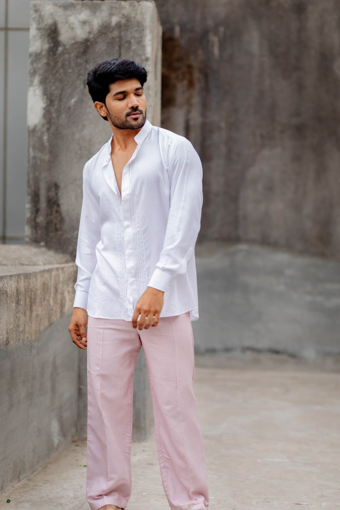 Jhultaru By Deesha Pin Tucked Shirt