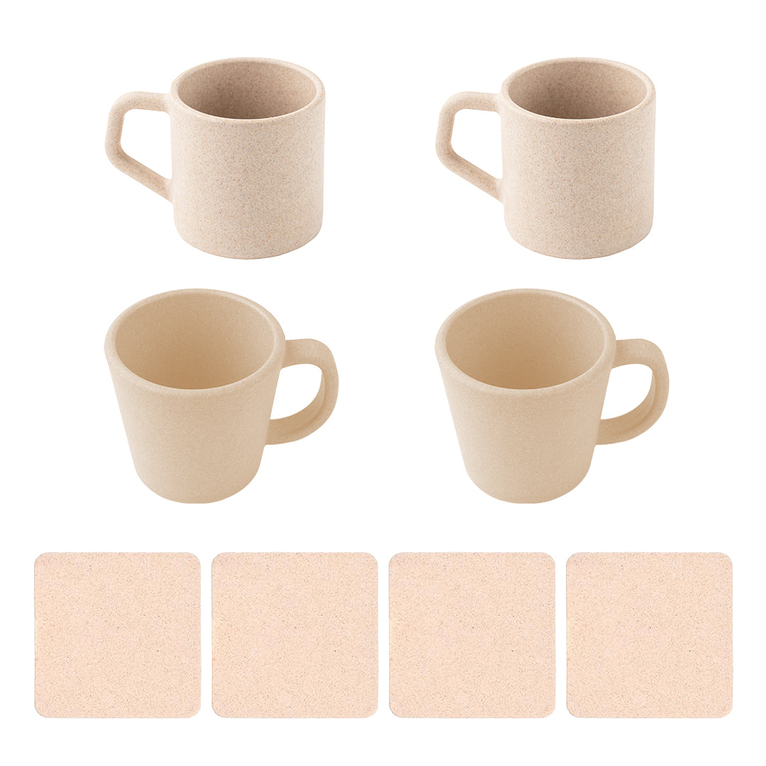 Irida Naturals Rice Husk and Bamboo Fiber Coffee combo