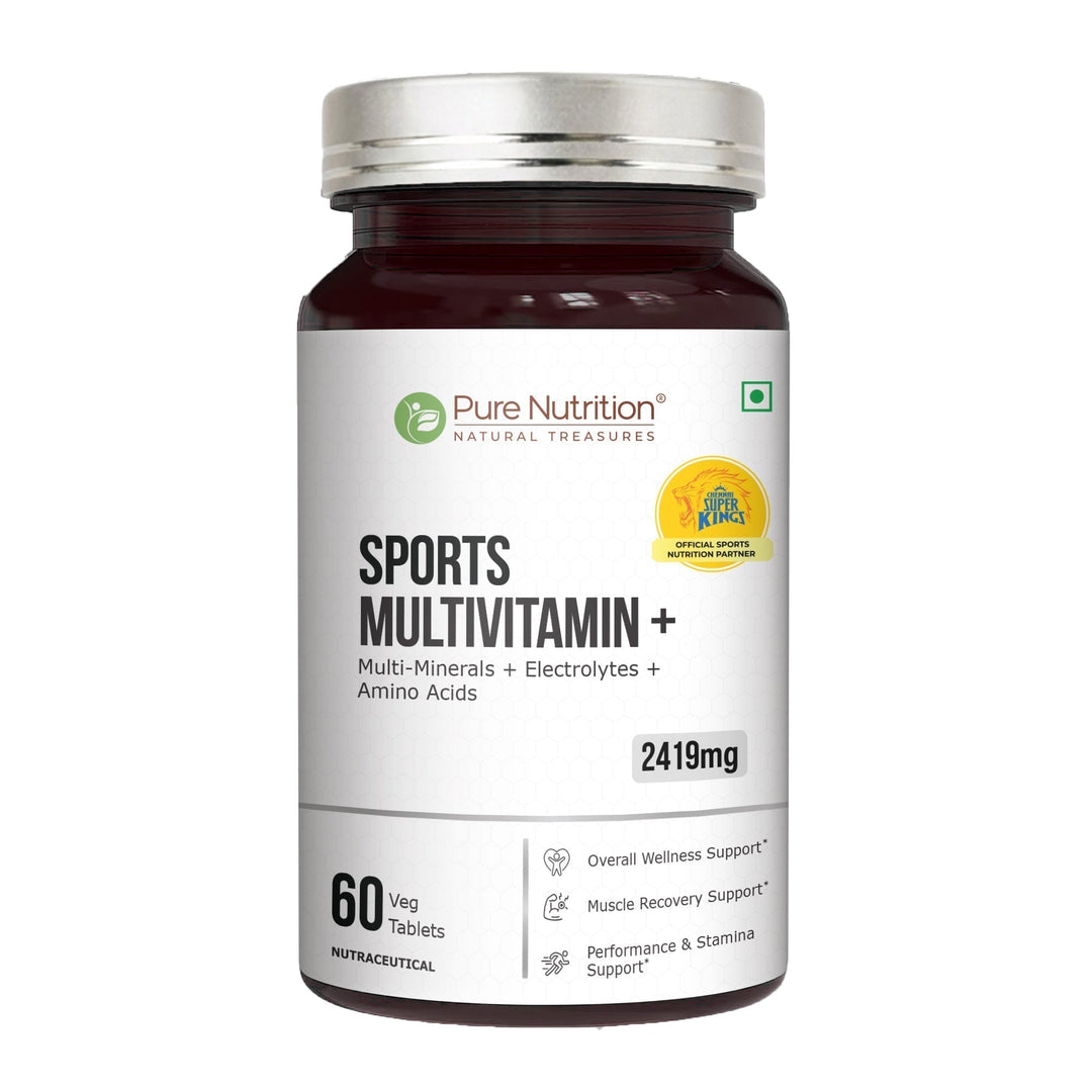 Sports Multivitamin+ Tablets 2419mg | Vitamins, Minerals & Herbs for Athletes | 60 Tablets