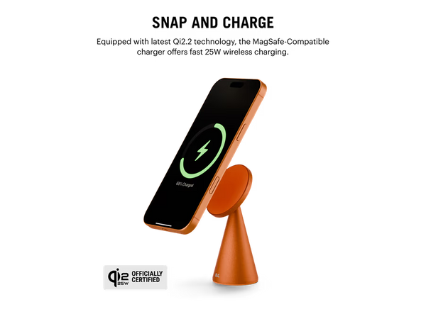 SURGE Conoid Qi2.2-Certified Magsafe-Compatible Wireless Charger