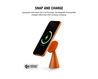 SURGE Conoid Qi2.2-Certified Magsafe-Compatible Wireless Charger