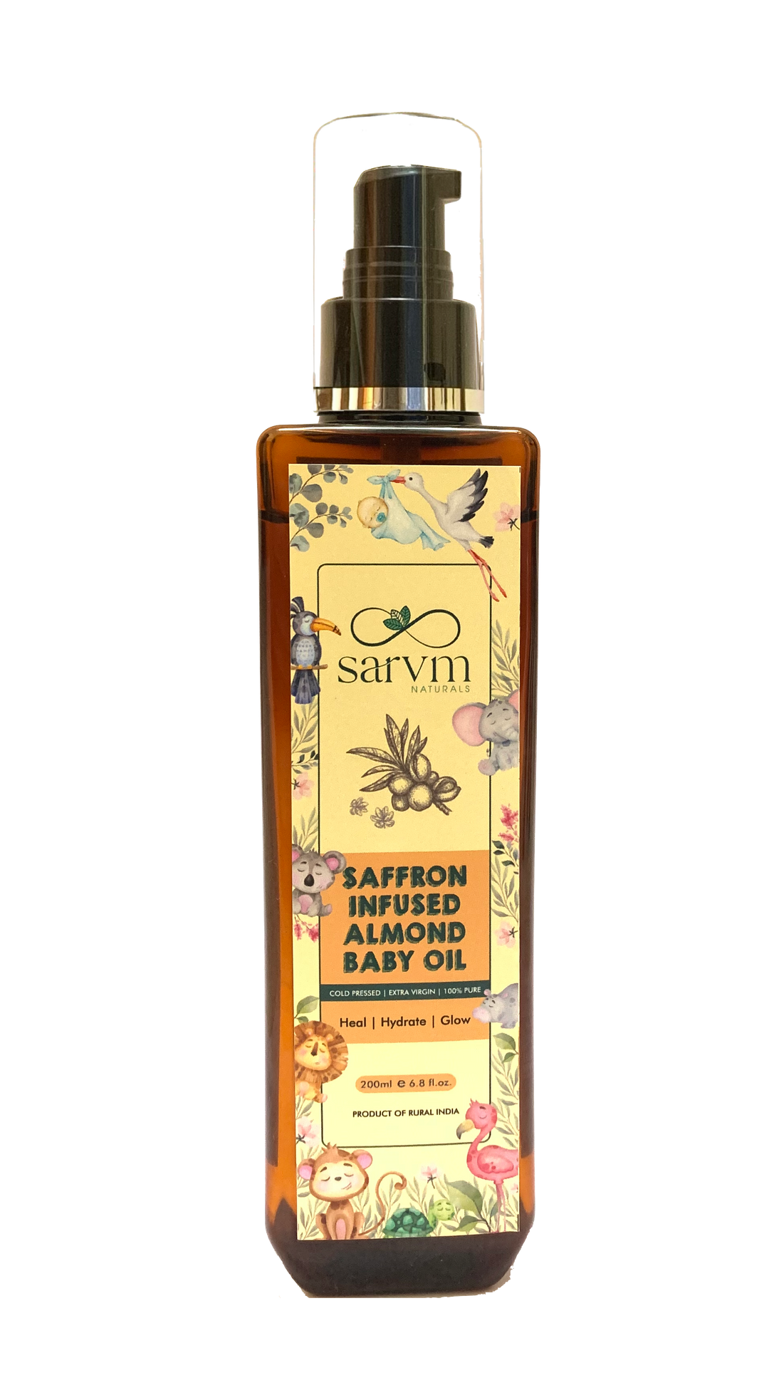 Saffron Almond Baby Oil