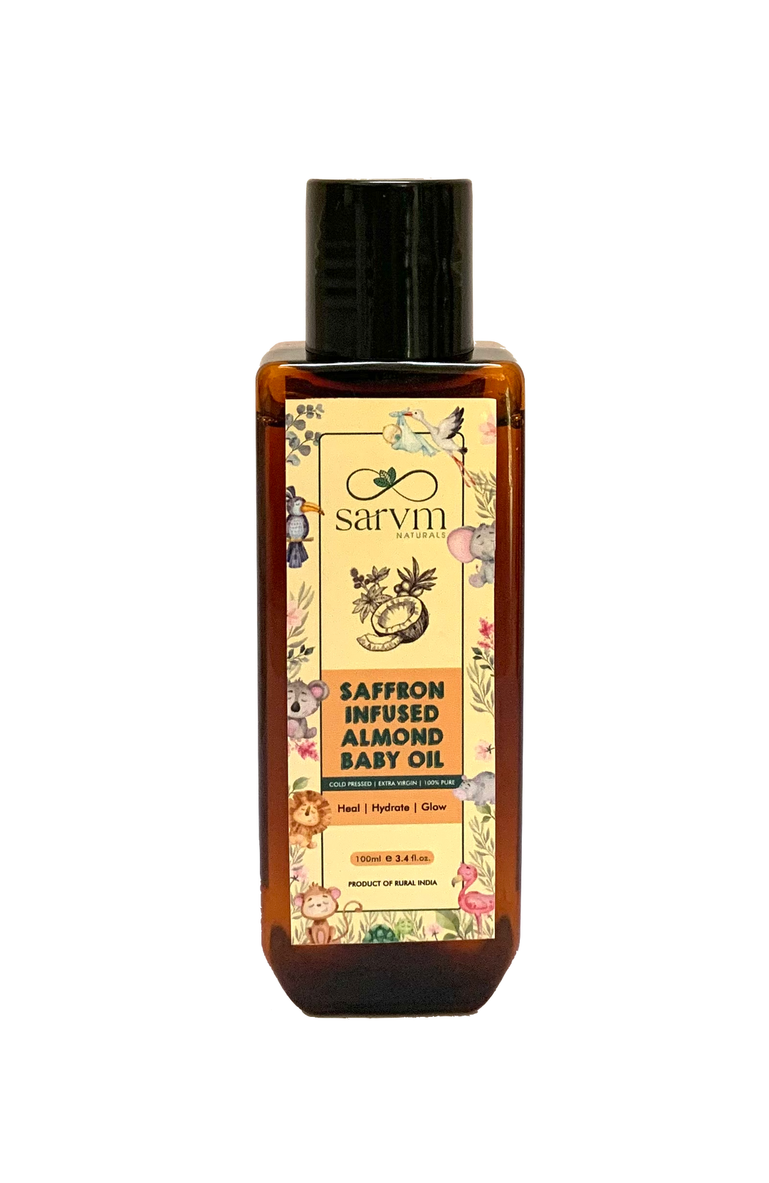 Saffron Almond Baby Oil