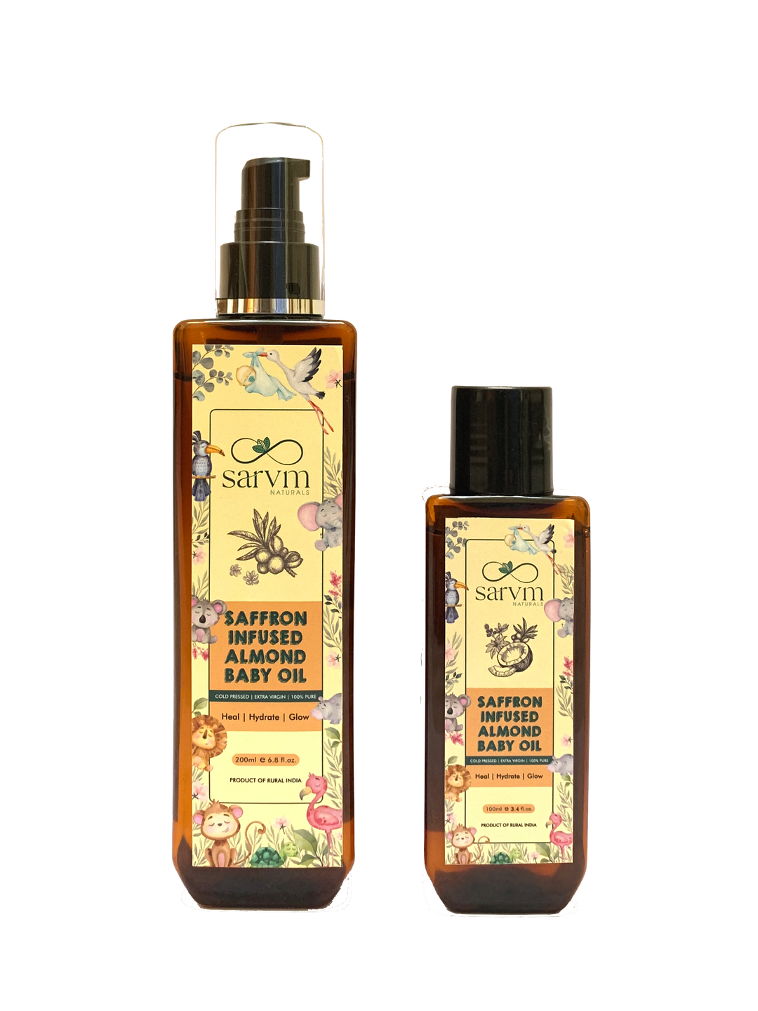 Saffron Almond Baby Oil