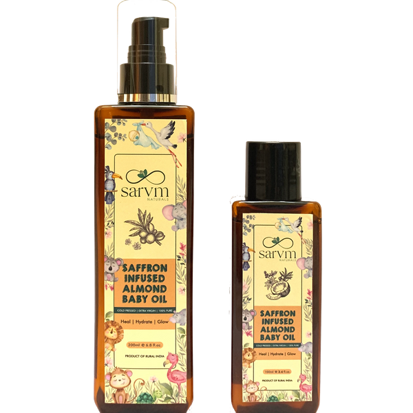Saffron Almond Baby Oil