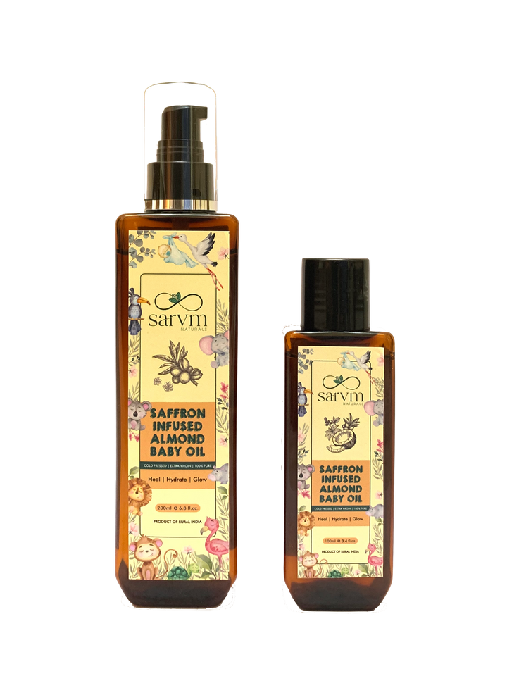 Saffron Almond Baby Oil