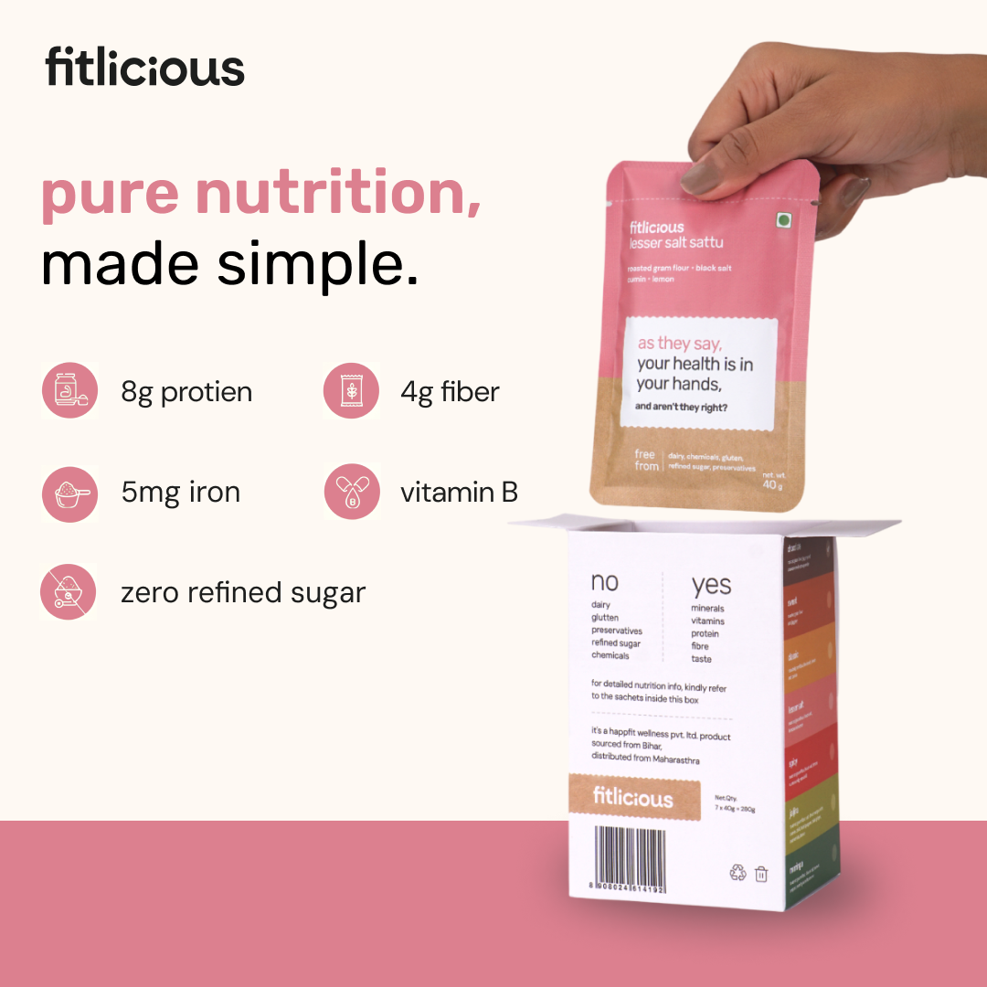 Fitlicious Lesser Salt Sattu