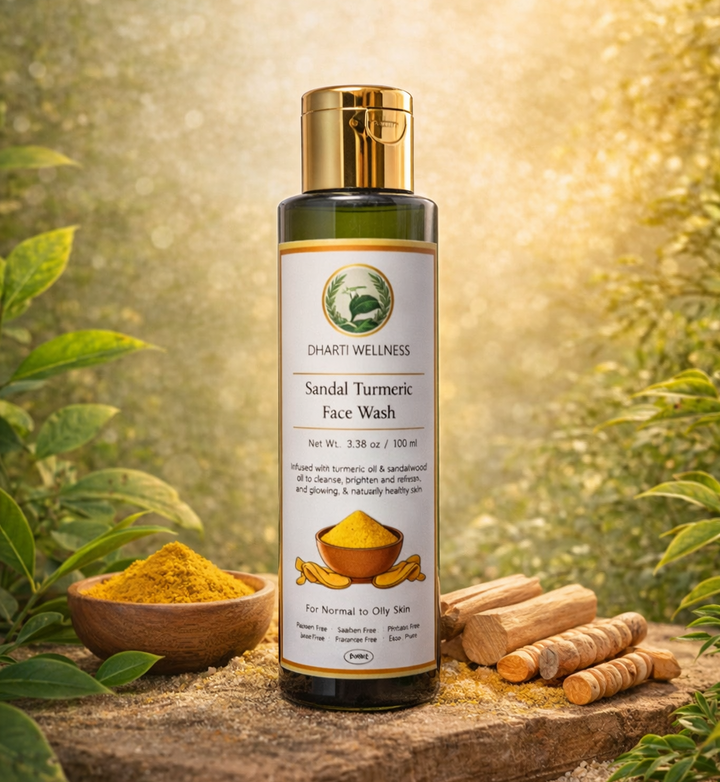 Sandal Turmeric Face Wash| De-Tan | Clear Skin | Soothing | Anti - Inflammation | Anti Aging