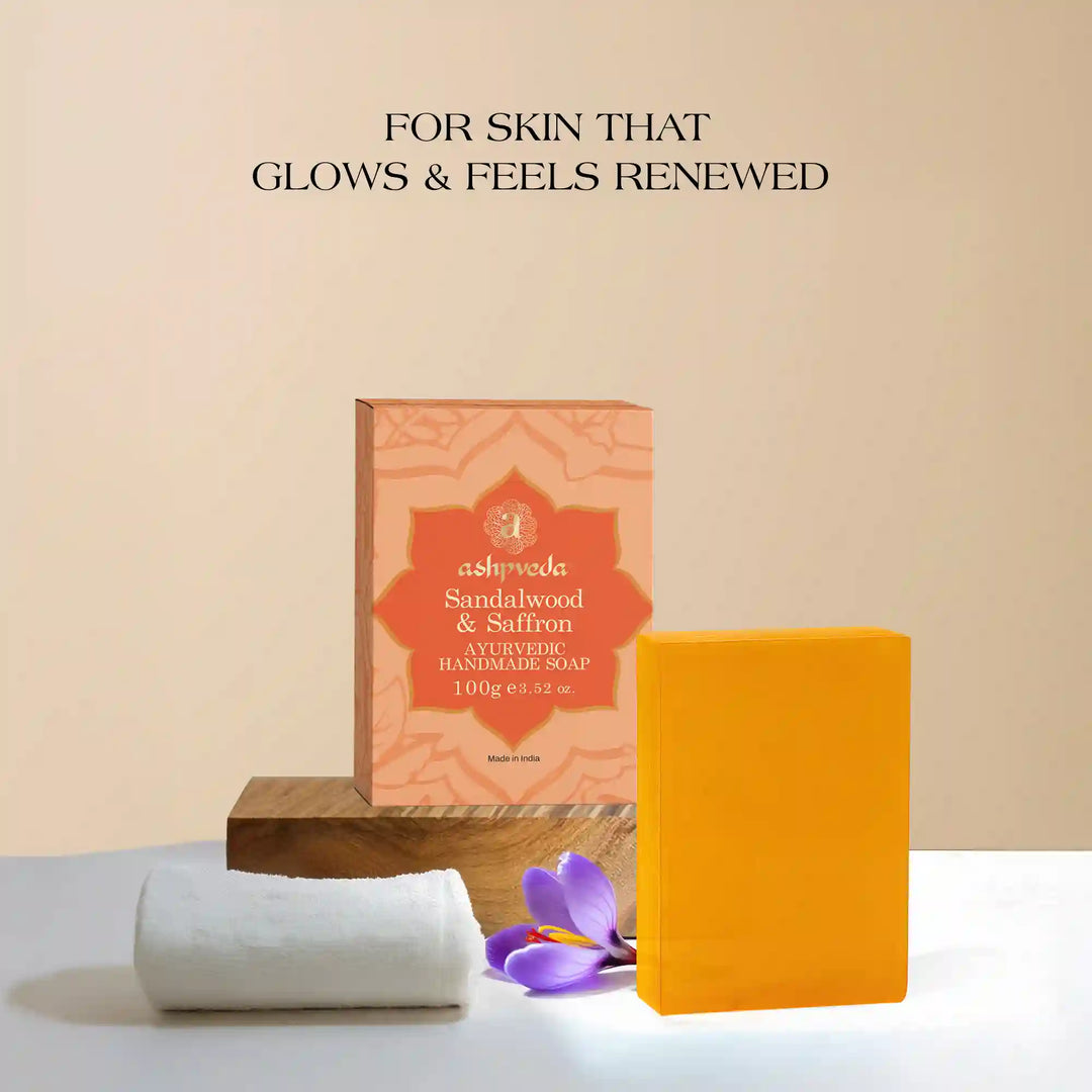 Sandalwood & Saffron Ayurvedic Handmade Soap