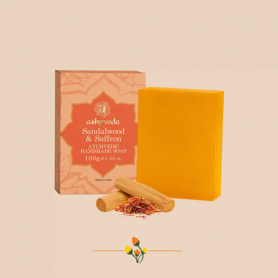 Sandalwood & Saffron Ayurvedic Handmade Soap