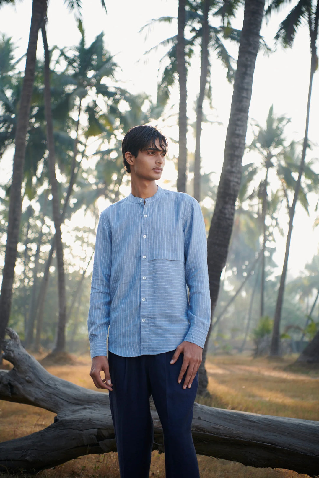 Neel Linen Denim Men&