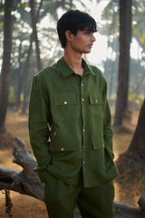 Safari Linen Men's Overshirt
