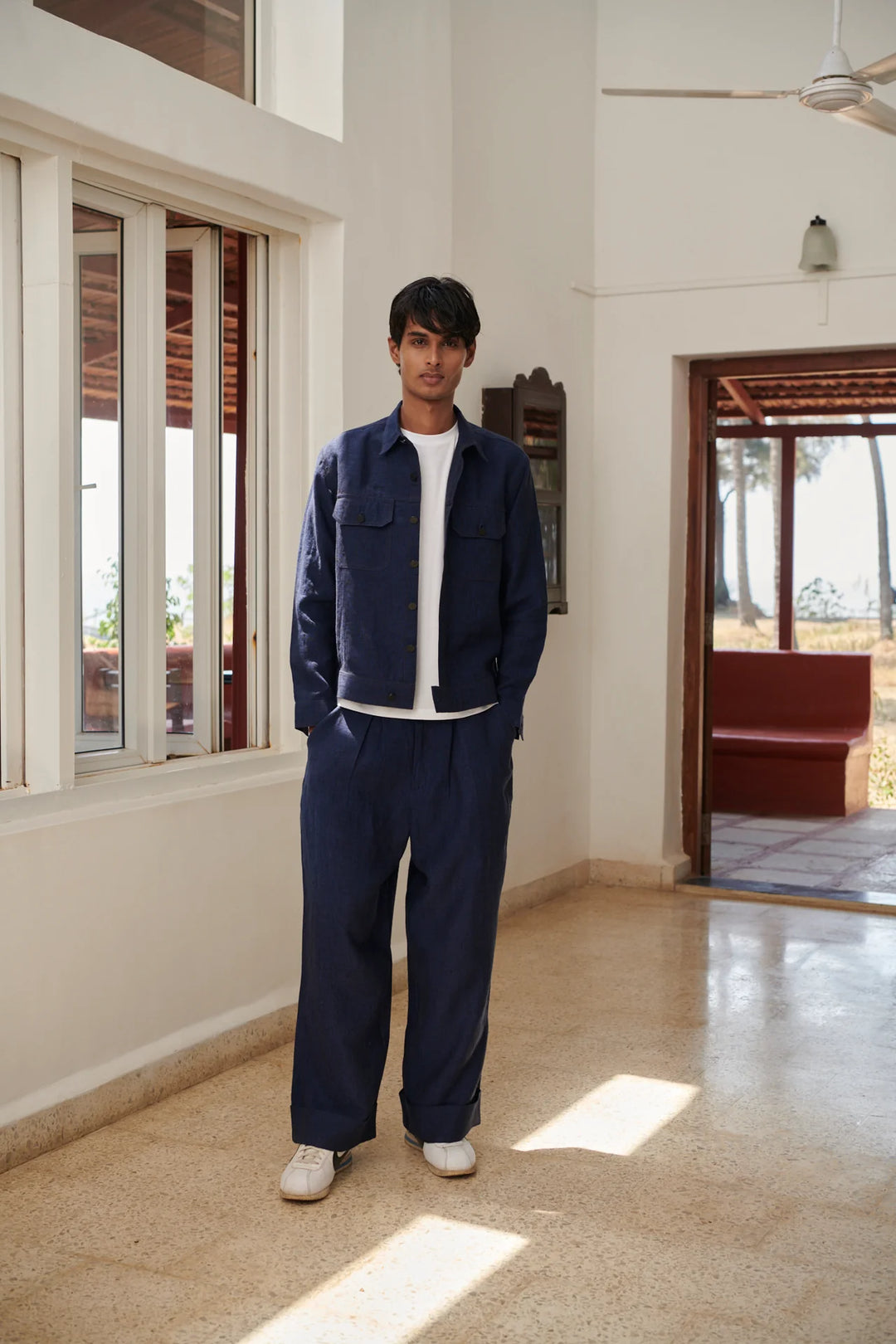 Neel Linen Denim Jacket