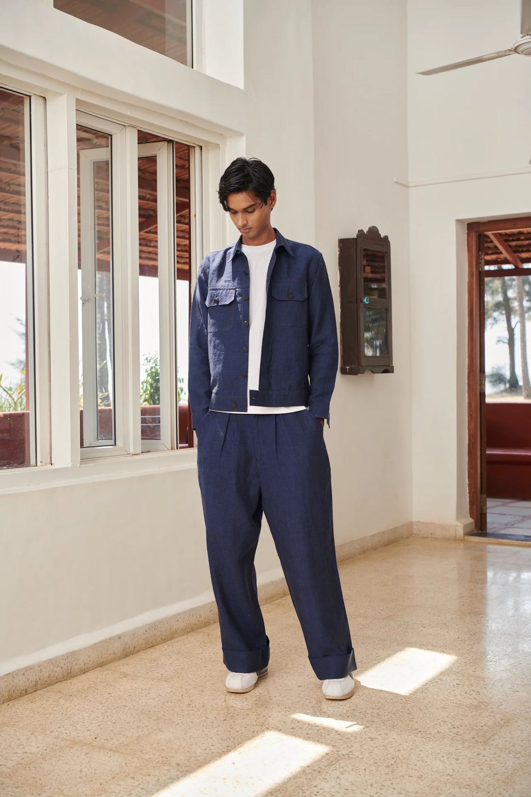 Neel Linen Denim Men&