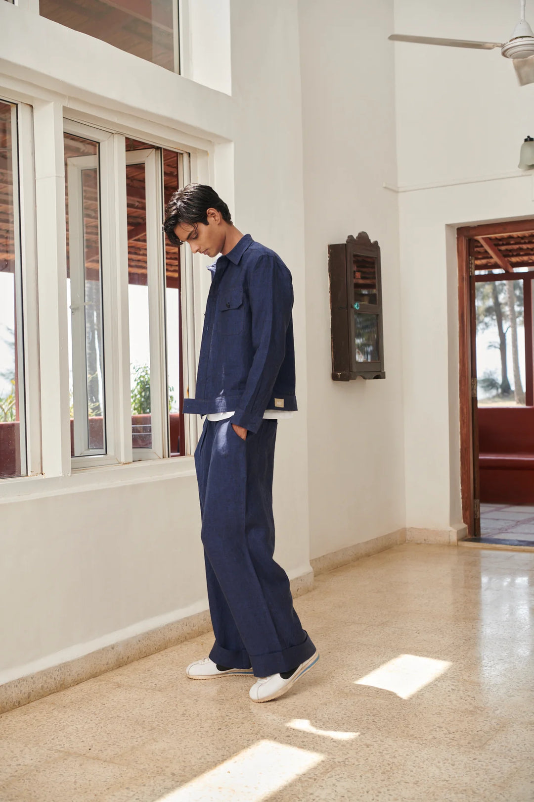 Neel Linen Denim Jacket