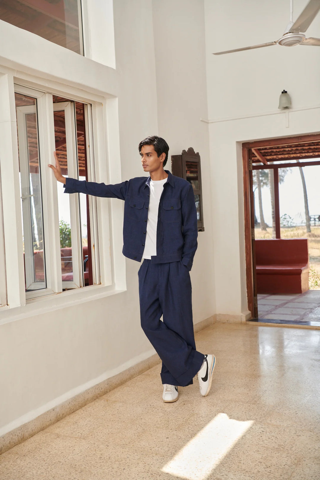 Neel Linen Denim Men&