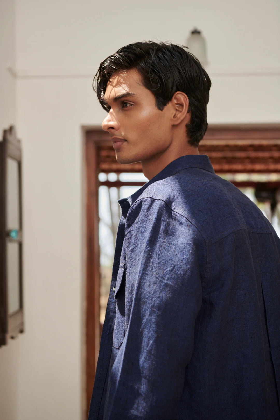 Neel Linen Denim Jacket