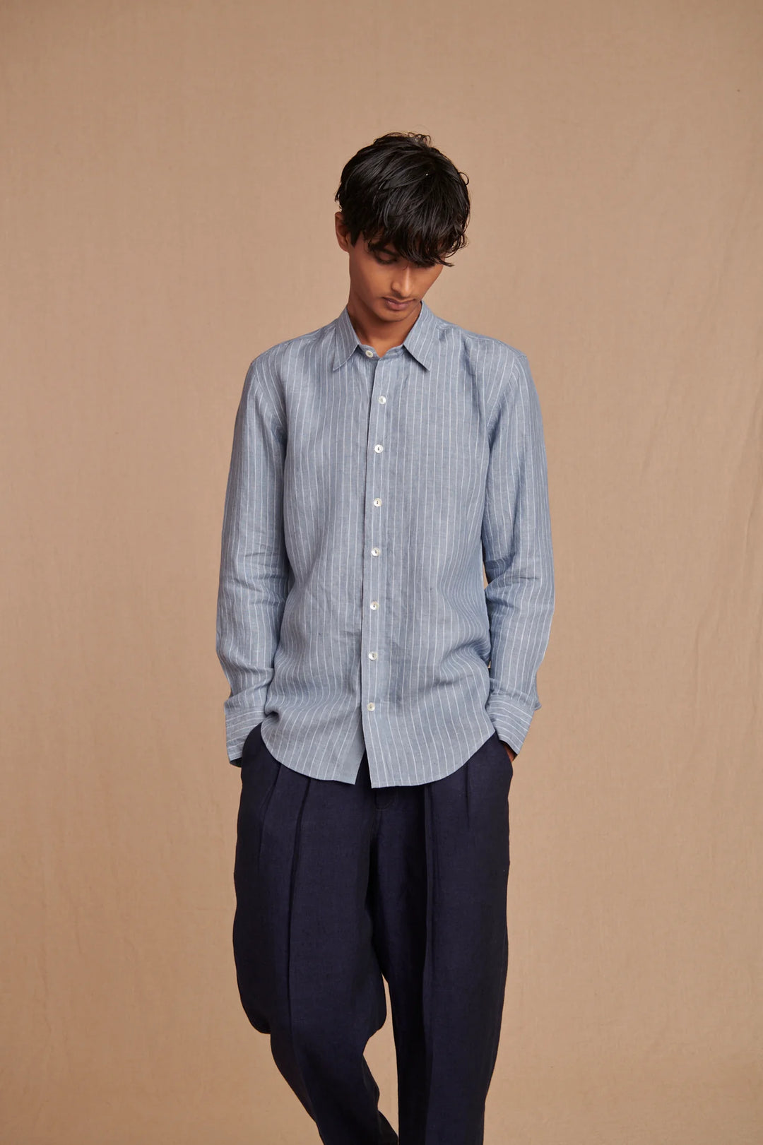 Neel Linen Denim Men&