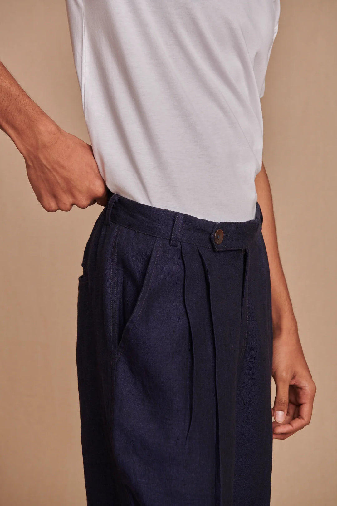 Neel Linen Denim Men&