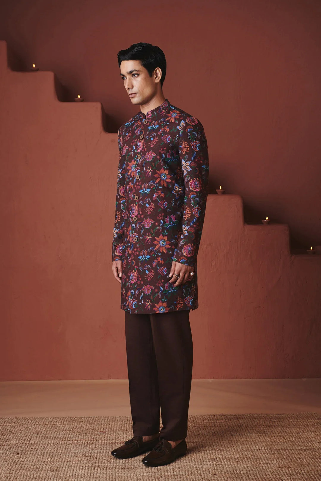 Saphed Coffee Chintz Co-Linen Men&