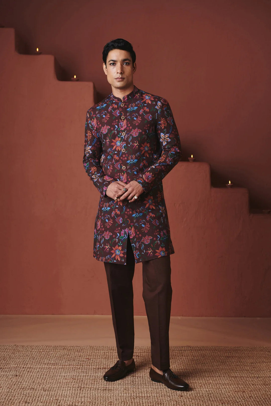 Saphed Coffee Chintz Co-Linen Men&