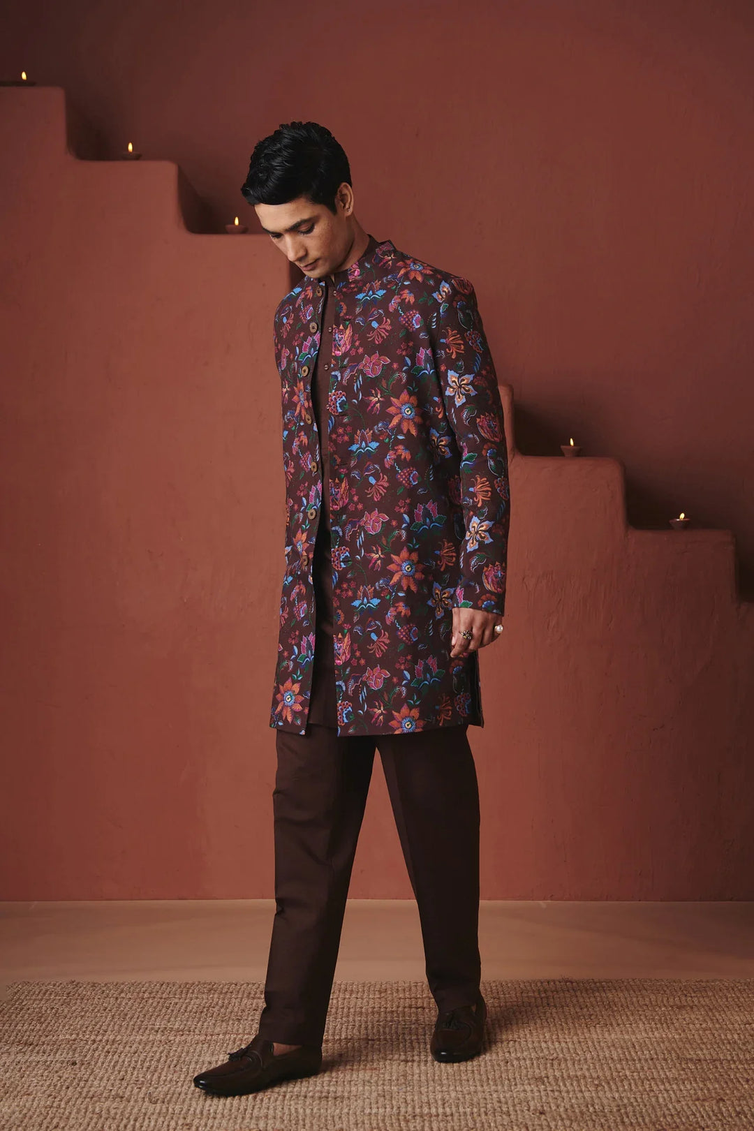 Saphed Coffee Chintz Co-Linen Men&