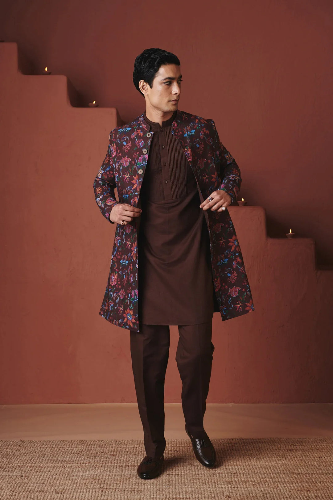 Saphed Coffee Chintz Co-Linen Men&