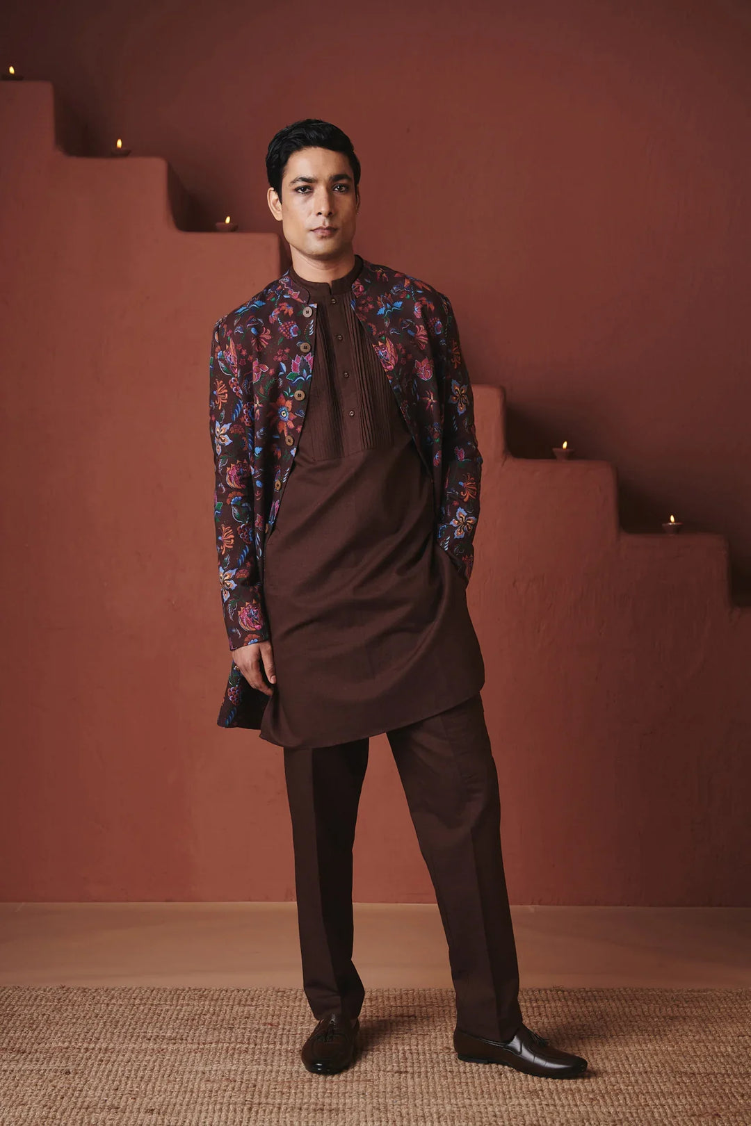 Saphed Coffee Chintz Co-Linen Men&