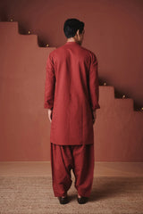 Saphed Brick Co-Linen Men's Dhoti Pants