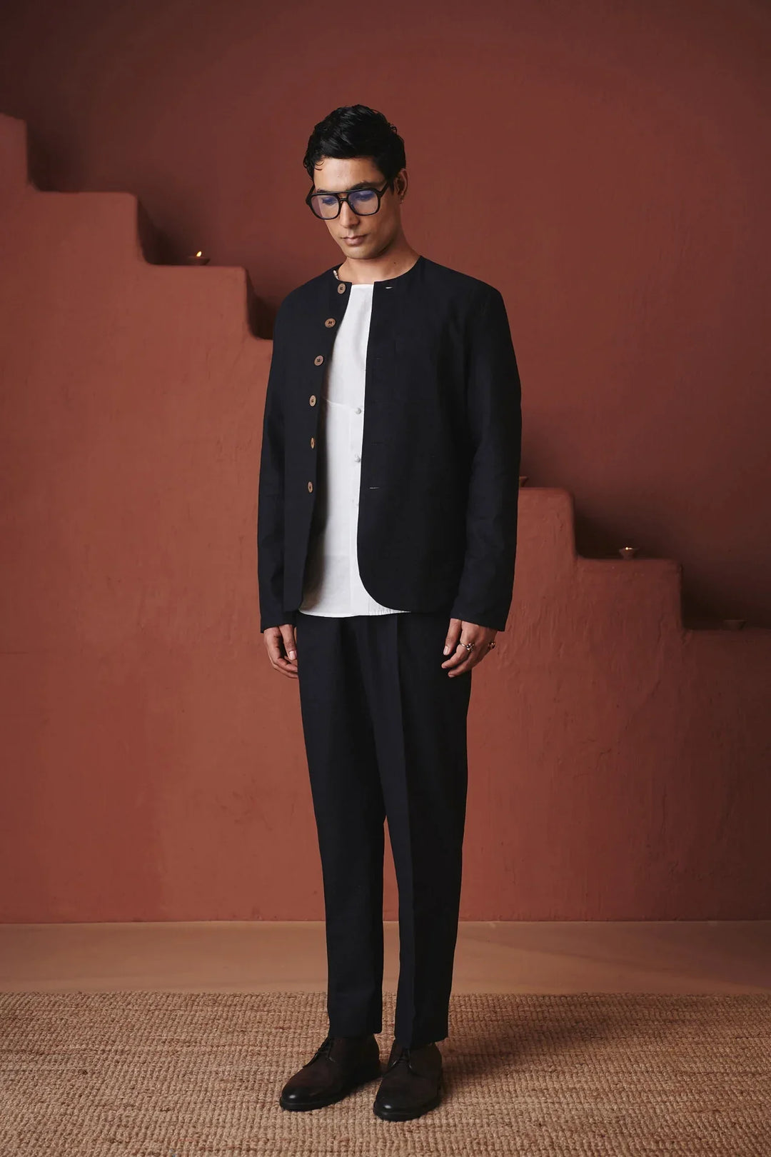 Saphed Carbon Co-Linen Men&