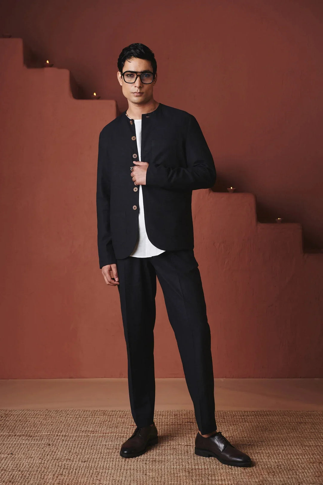 Saphed Carbon Co-Linen Men&