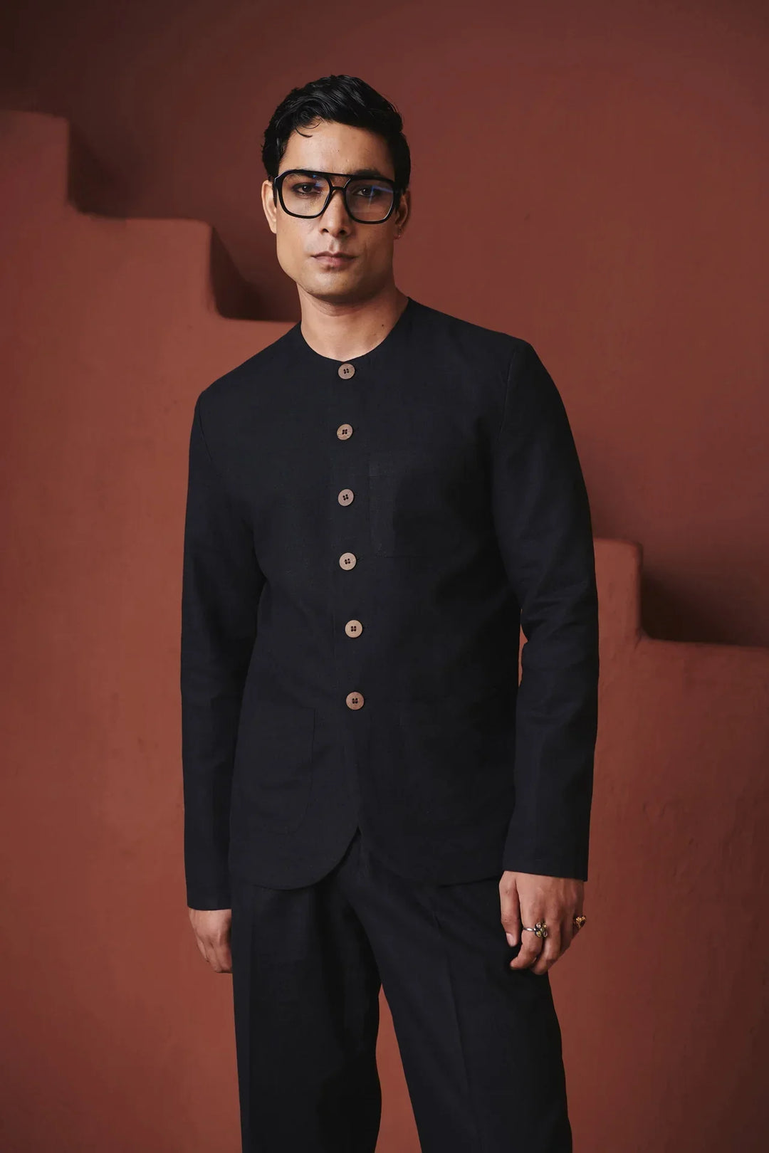 Saphed Carbon Co-Linen Men&