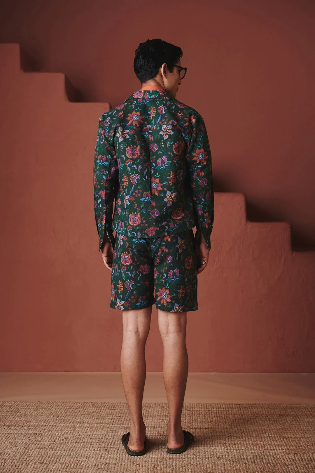 Saphed Paan Chintz Co-Linen Men&