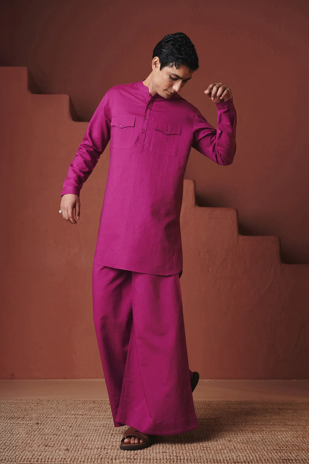 Saphed Orchid Co-Linen Men&