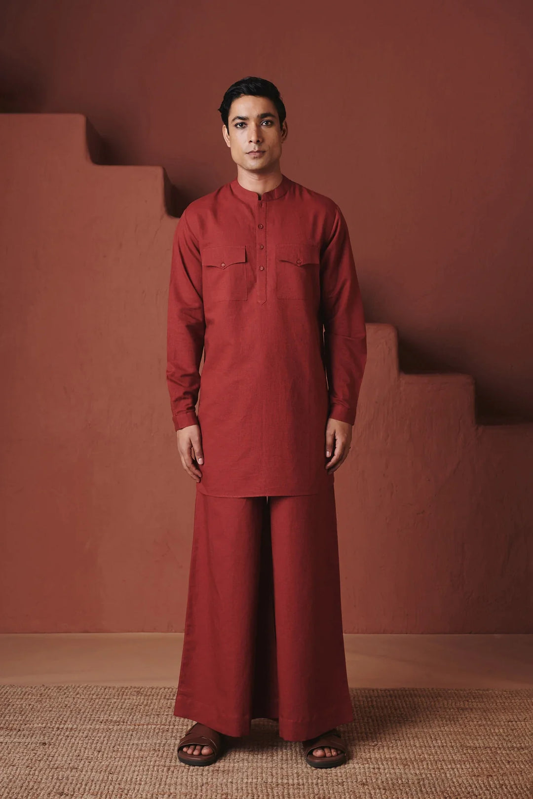 Saphed Brick Co-Linen Men&