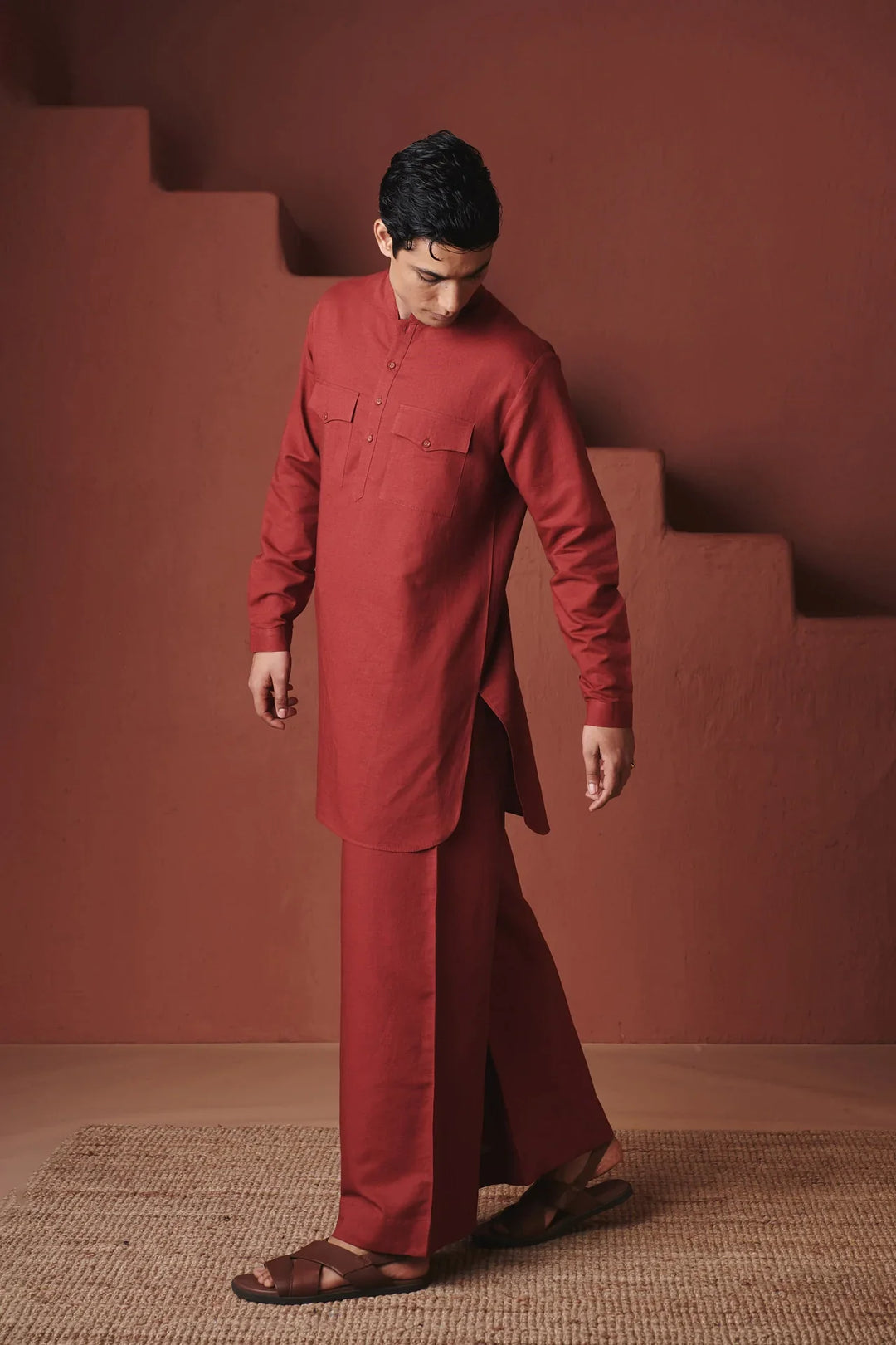 Saphed Brick Co-Linen Men&