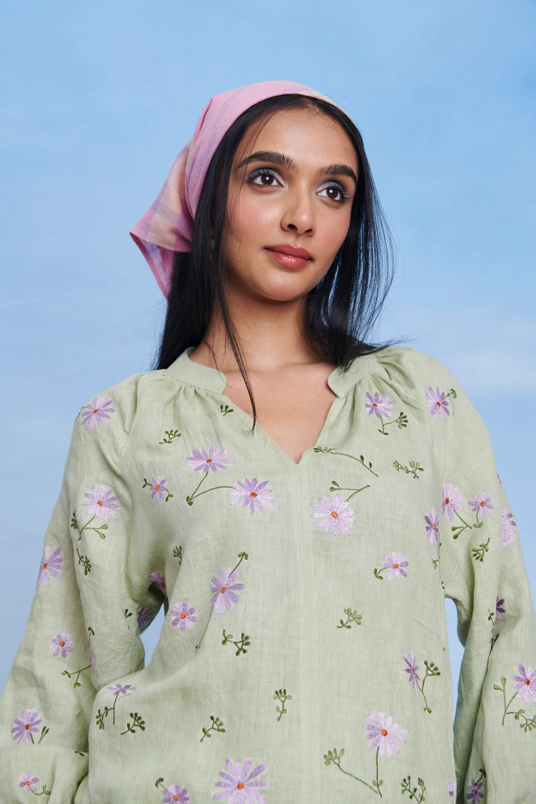 Pista Linen Billow Shorts Set