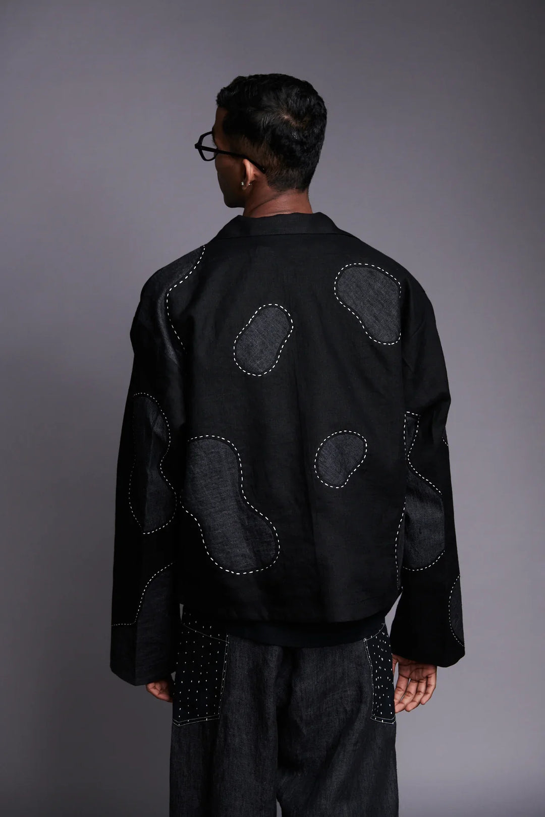 Saphed Kohl Linen Kantha Men&