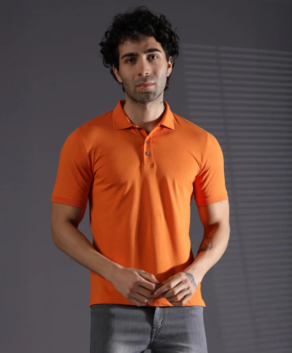 Nature Fab Men’s Organic Bamboo Polo Tshirt