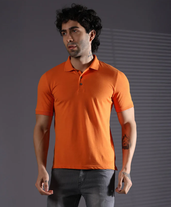 Nature Fab Men’s Organic Bamboo Polo Tshirt
