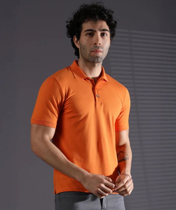 Nature Fab Men’s Organic Bamboo Polo Tshirt