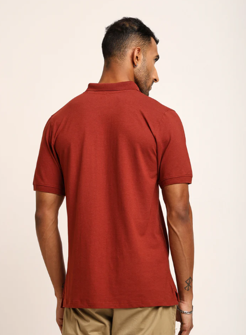 Nature Fab Men’s Organic Bamboo Polo Tshirt
