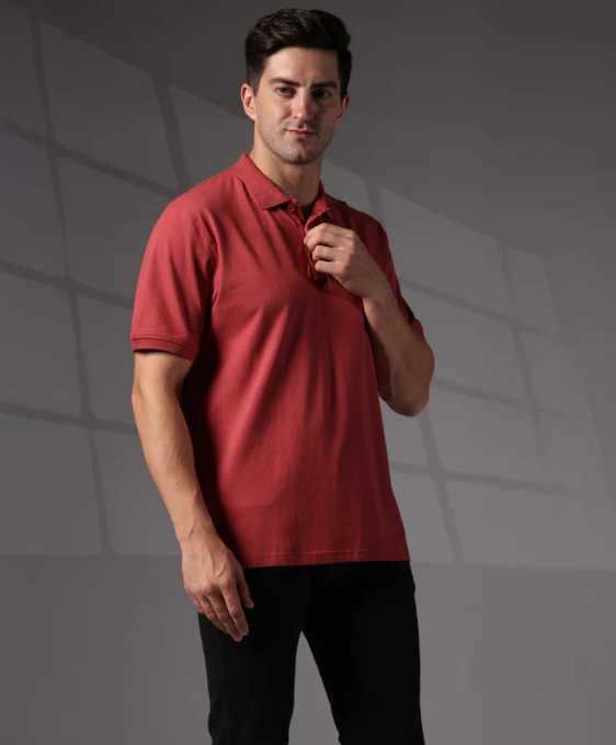 Nature Fab Men’s Organic Bamboo Polo Tshirt
