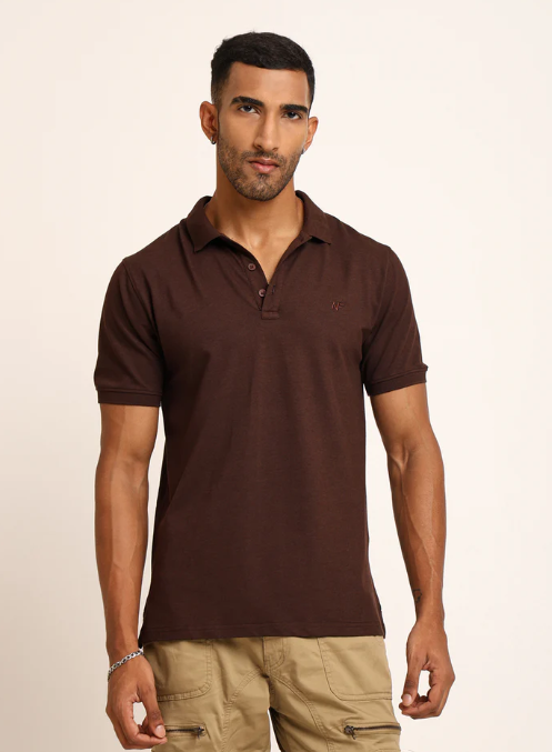 Nature Fab Men’s Organic Bamboo Polo Tshirt