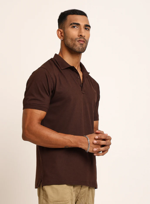 Nature Fab Men’s Organic Bamboo Polo Tshirt