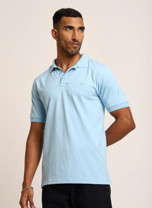 Nature Fab Men’s Organic Bamboo Polo Tshirt
